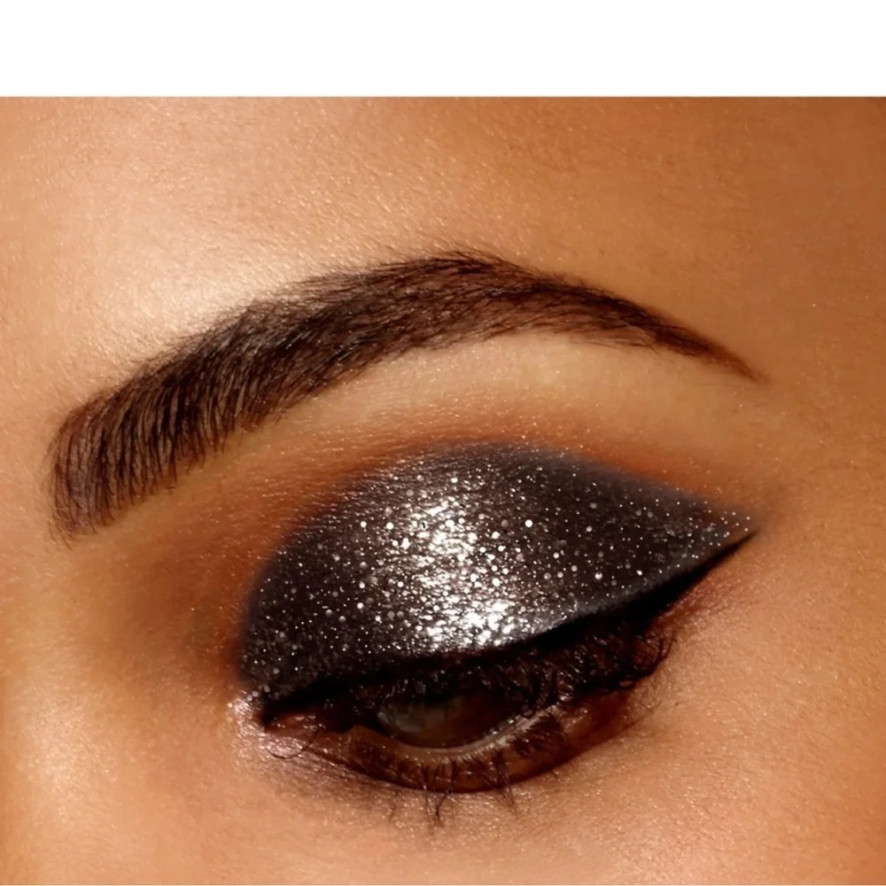 Stila Shimmer & Glow Liquid Eyeshadow - Silver Sparkle Molton Midnight